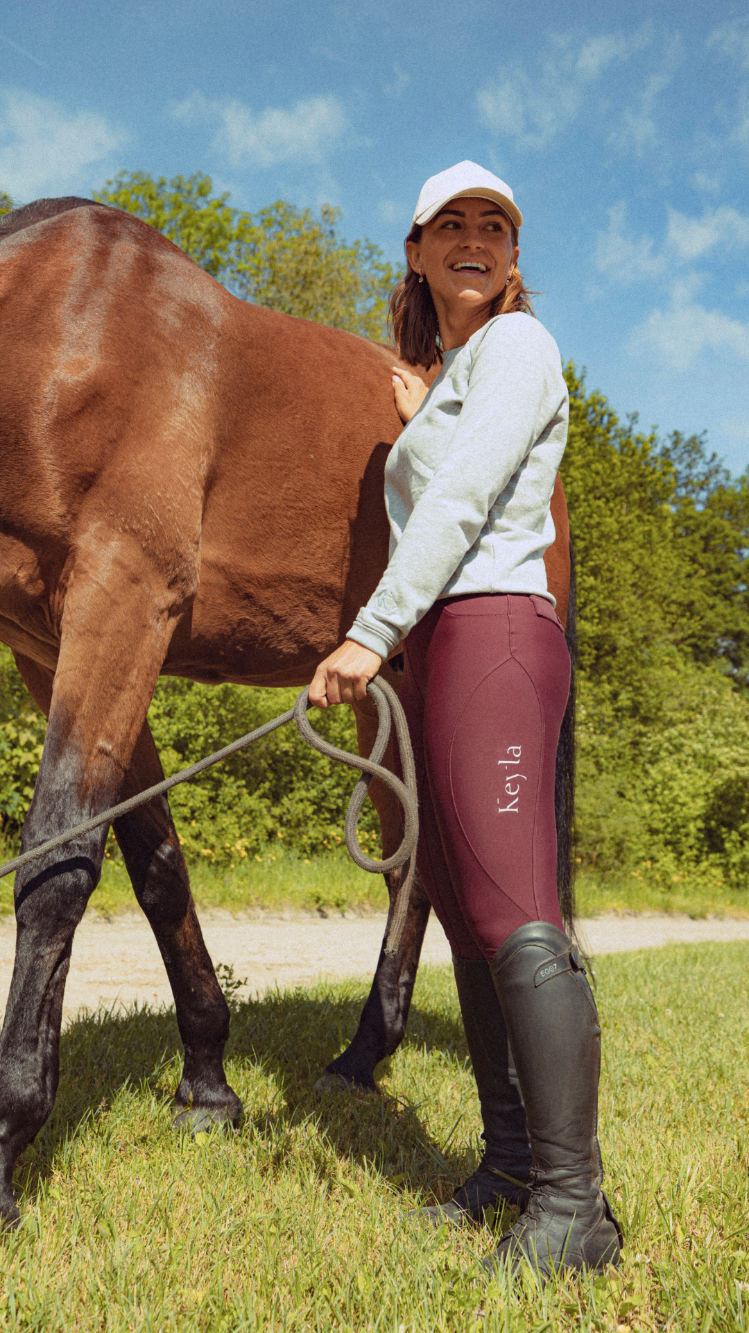 BILLIE - PANTALON BORDEAUX