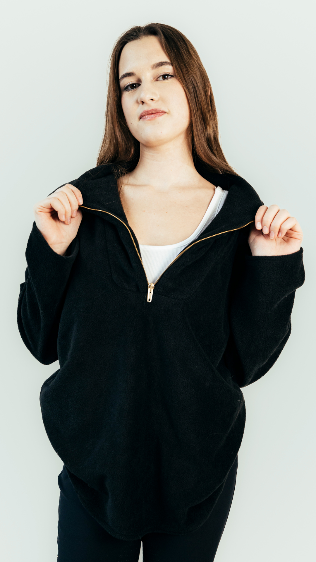 LANA - PULL COL CAMIONNEUR NOIR