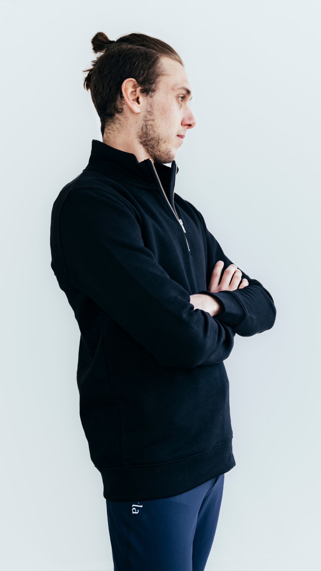 BARHAIM - SWEAT ZIP HOMME NOIR