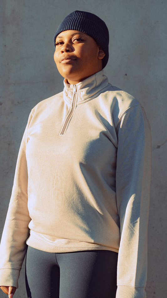 CASSY - SWEAT COL ZIP