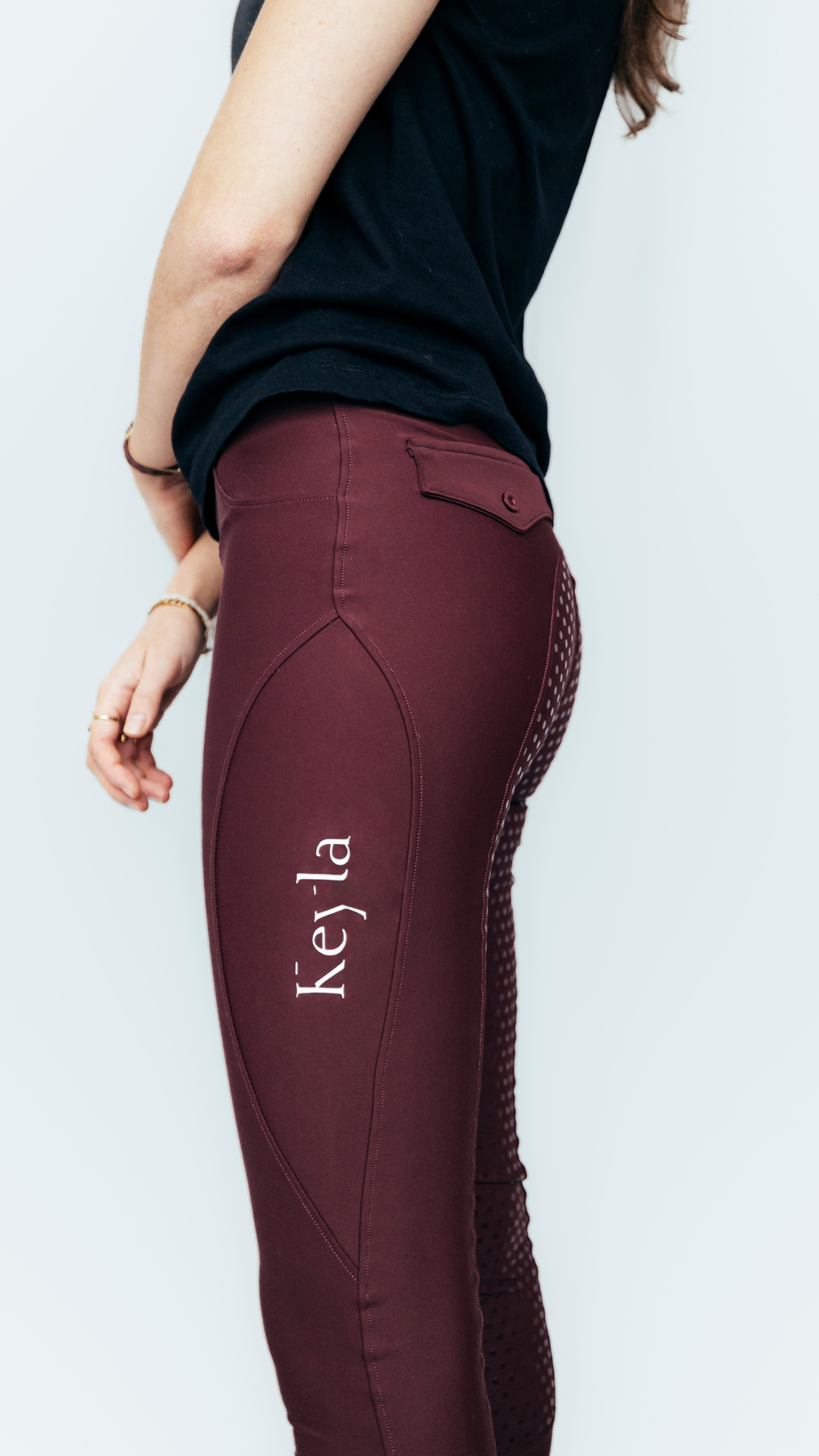 BILLIE - PANTALON BORDEAUX