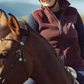Gilet polaire unisex recyclée en bordeaux - Teddy Tala