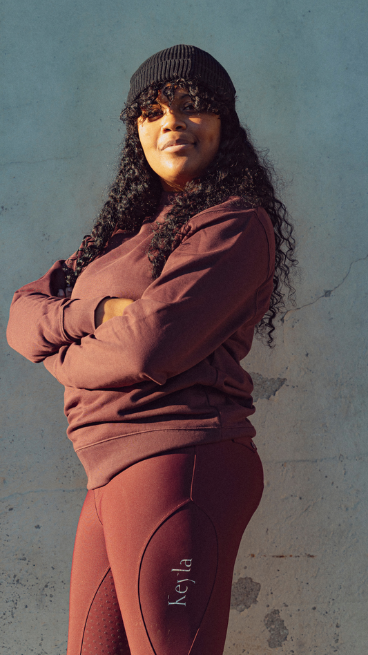 ALI - SWEAT BORDEAUX