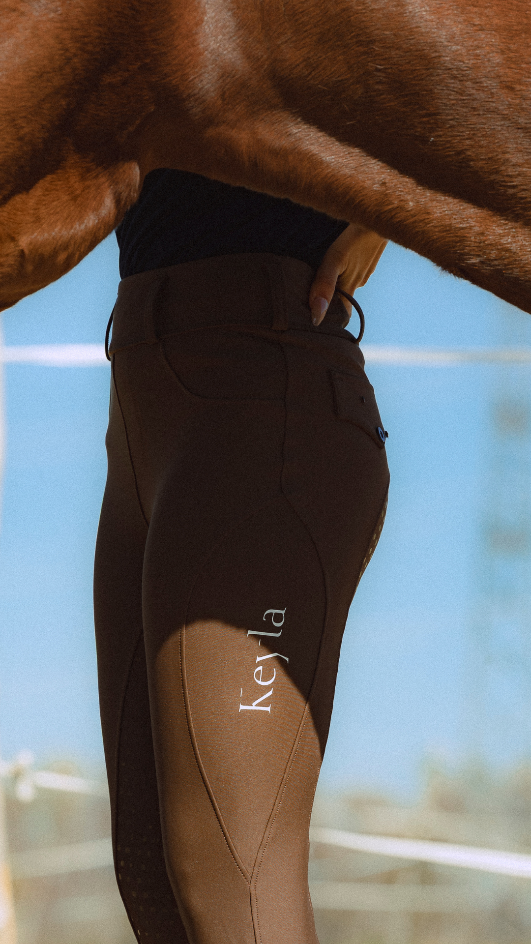 BILLIE - PANTALON BRUN