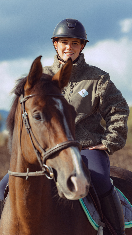 Veste unisex polaire recyclée en khaki - Teddy Tala