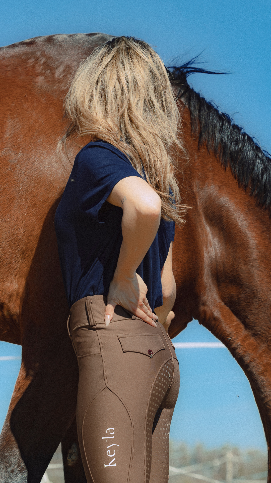 BILLIE - PANTALON BRUN