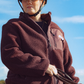 Veste unisex polaire recyclée en bordeaux - Teddy Tala