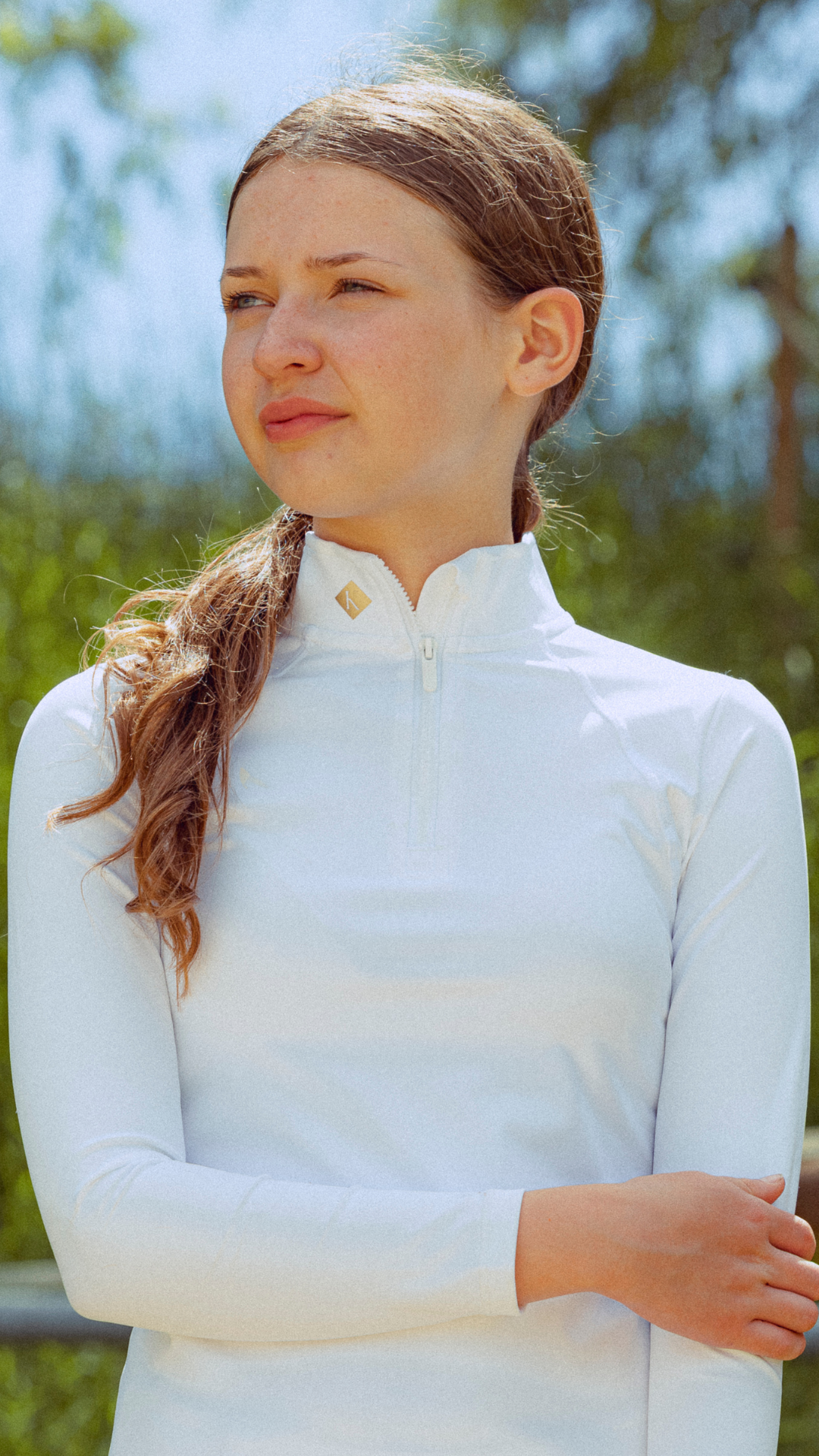 CHEMISE TECHNIQUE ALYA - BLANC