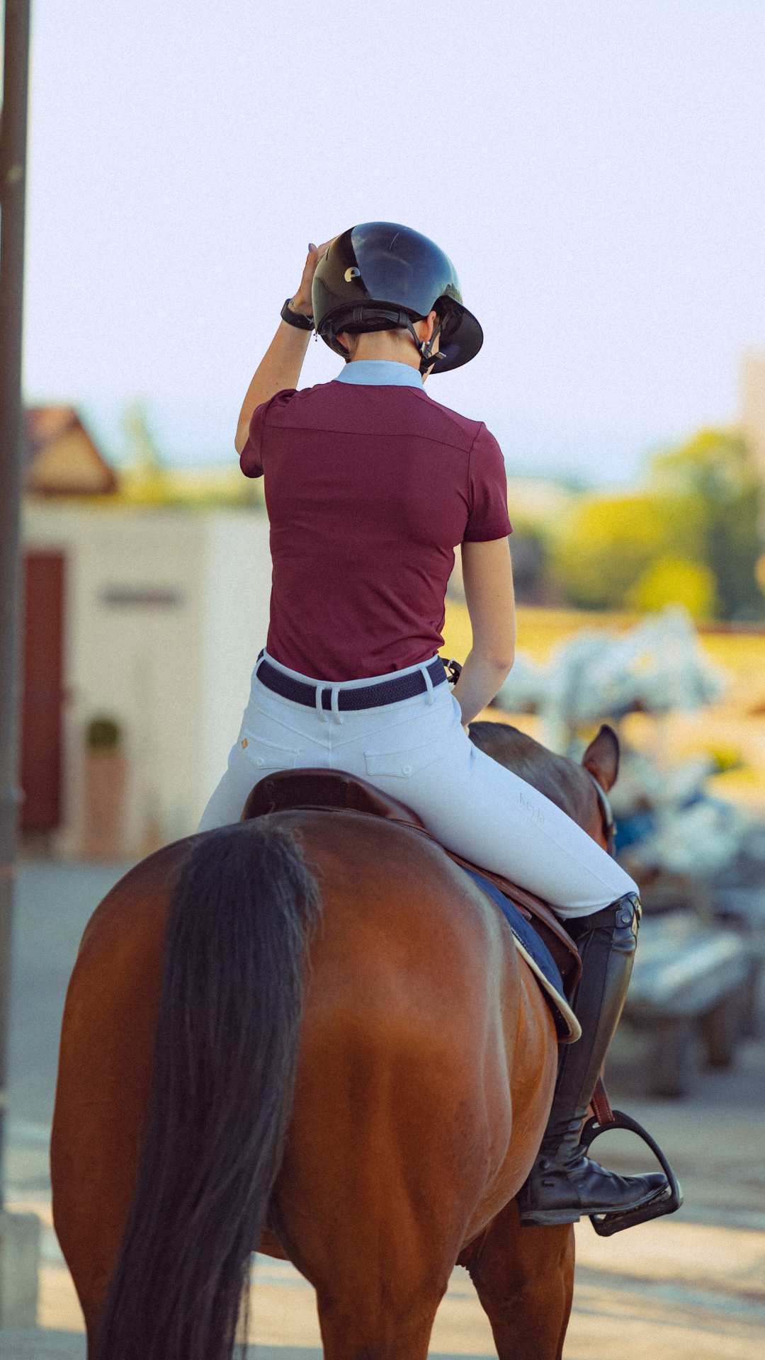 LUCKY - POLO DE CONCOURS MANCHES COURTES BORDEAUX