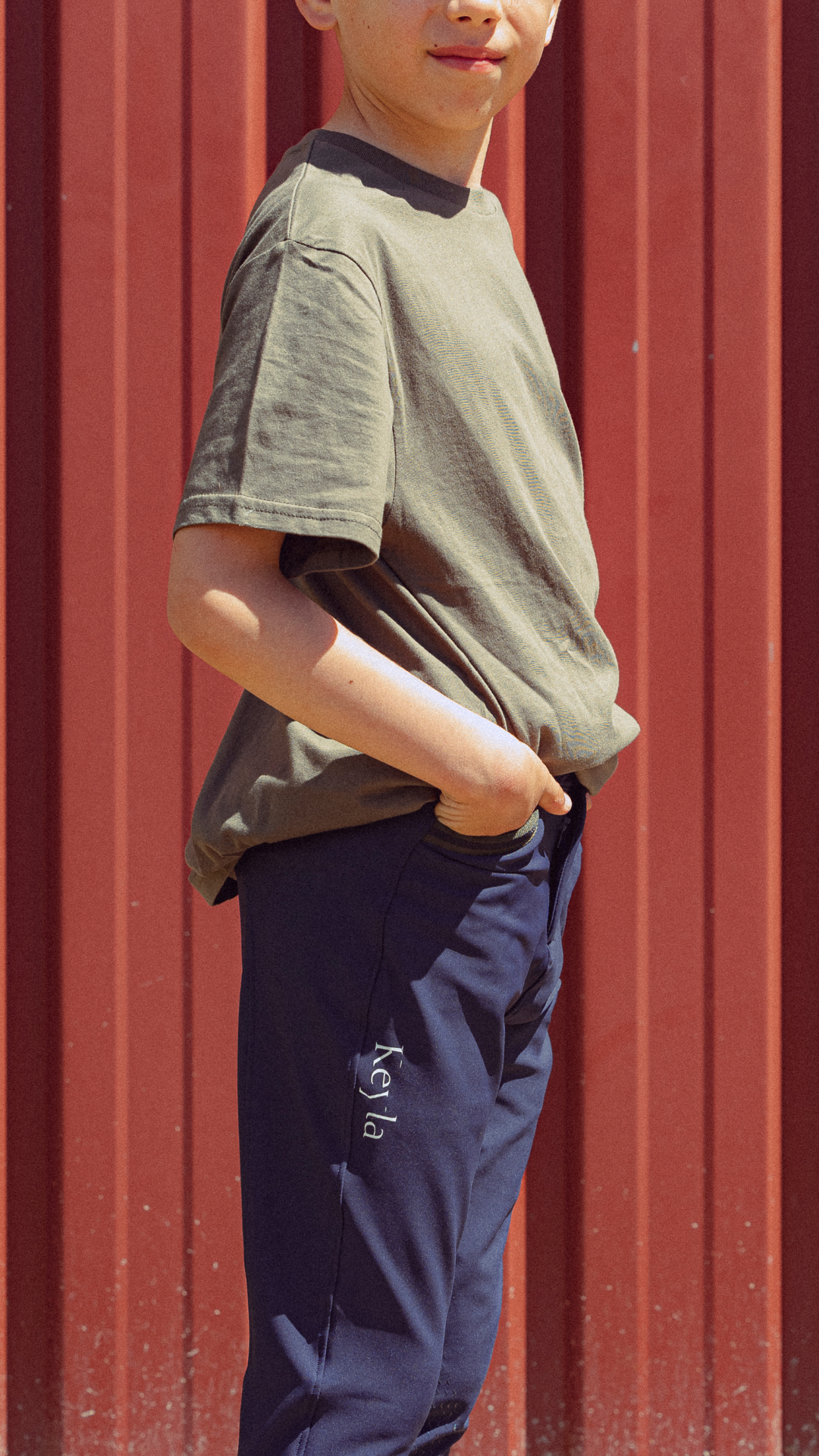 LIO YR - Pantalon BLEU MARINE