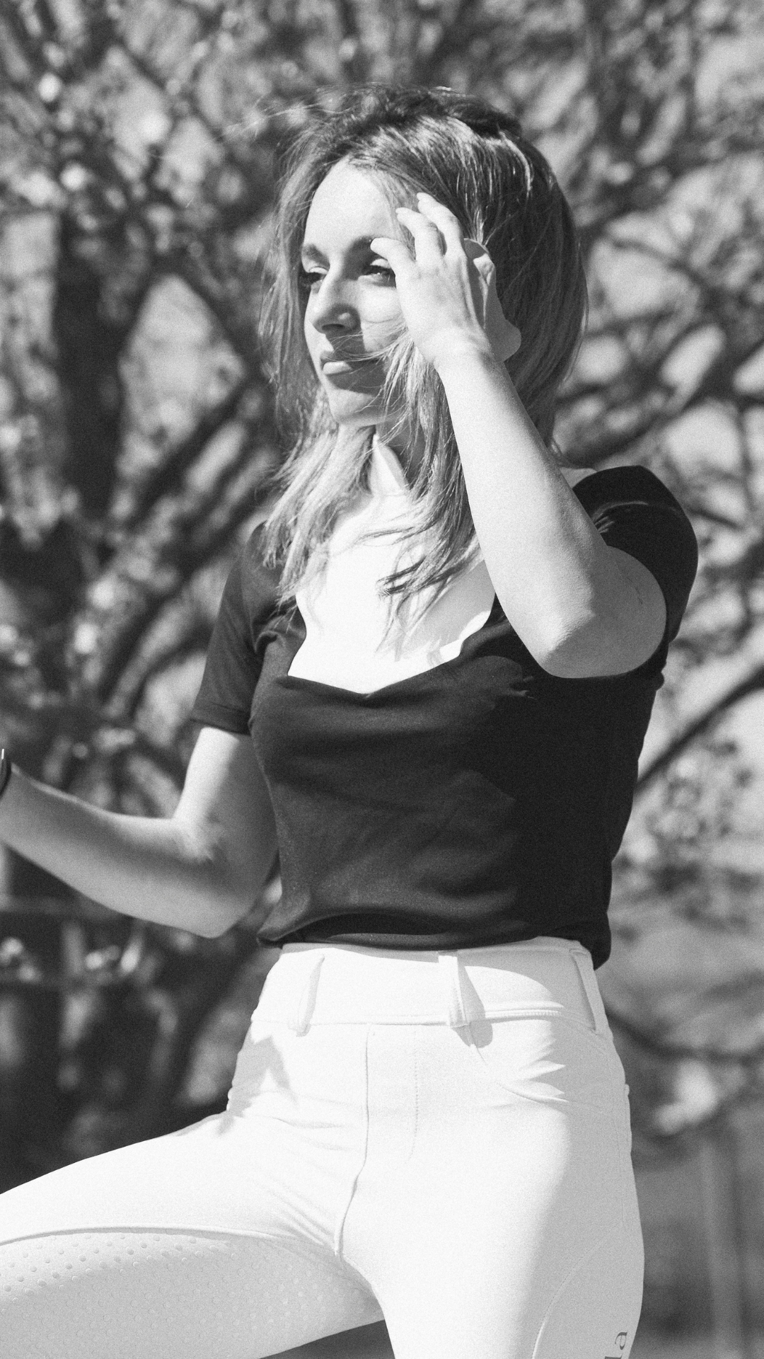 PIA- POLO DE CONCOURS MANCHES COURTES NOIR