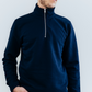 BARHAIM - SWEAT ZIP HOMME BLEU MARINE