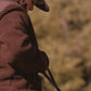 Veste unisex polaire recyclée en bordeaux - Teddy Tala
