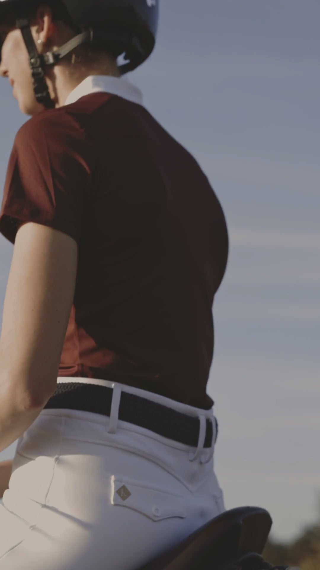 LUCKY - POLO DE CONCOURS MANCHES COURTES BORDEAUX