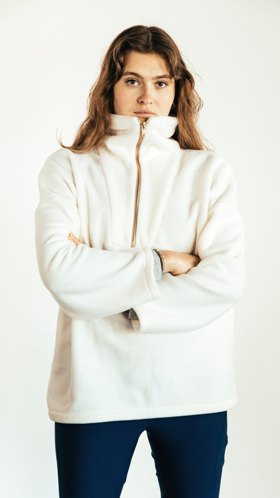 LANA - TRUCKER NECK SWEATER